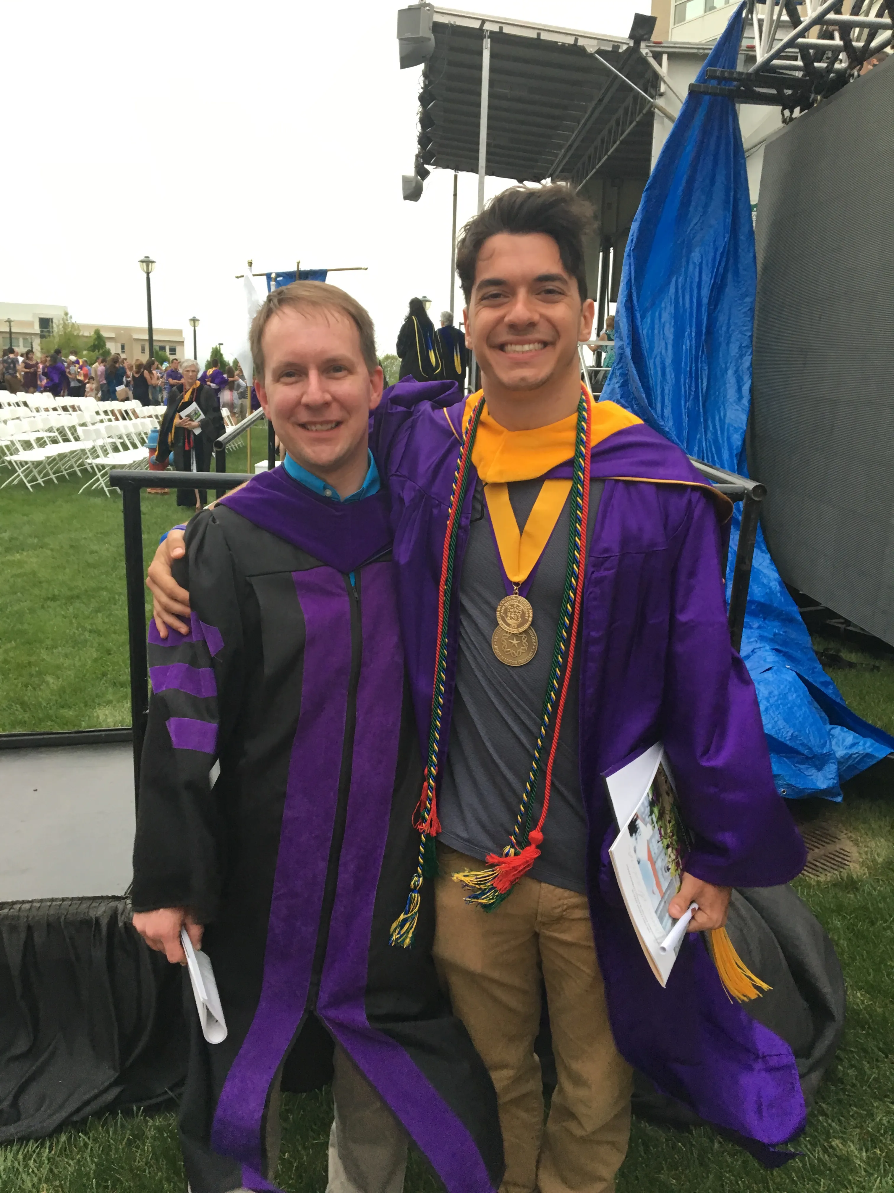 Graduation photo from James Madison University.