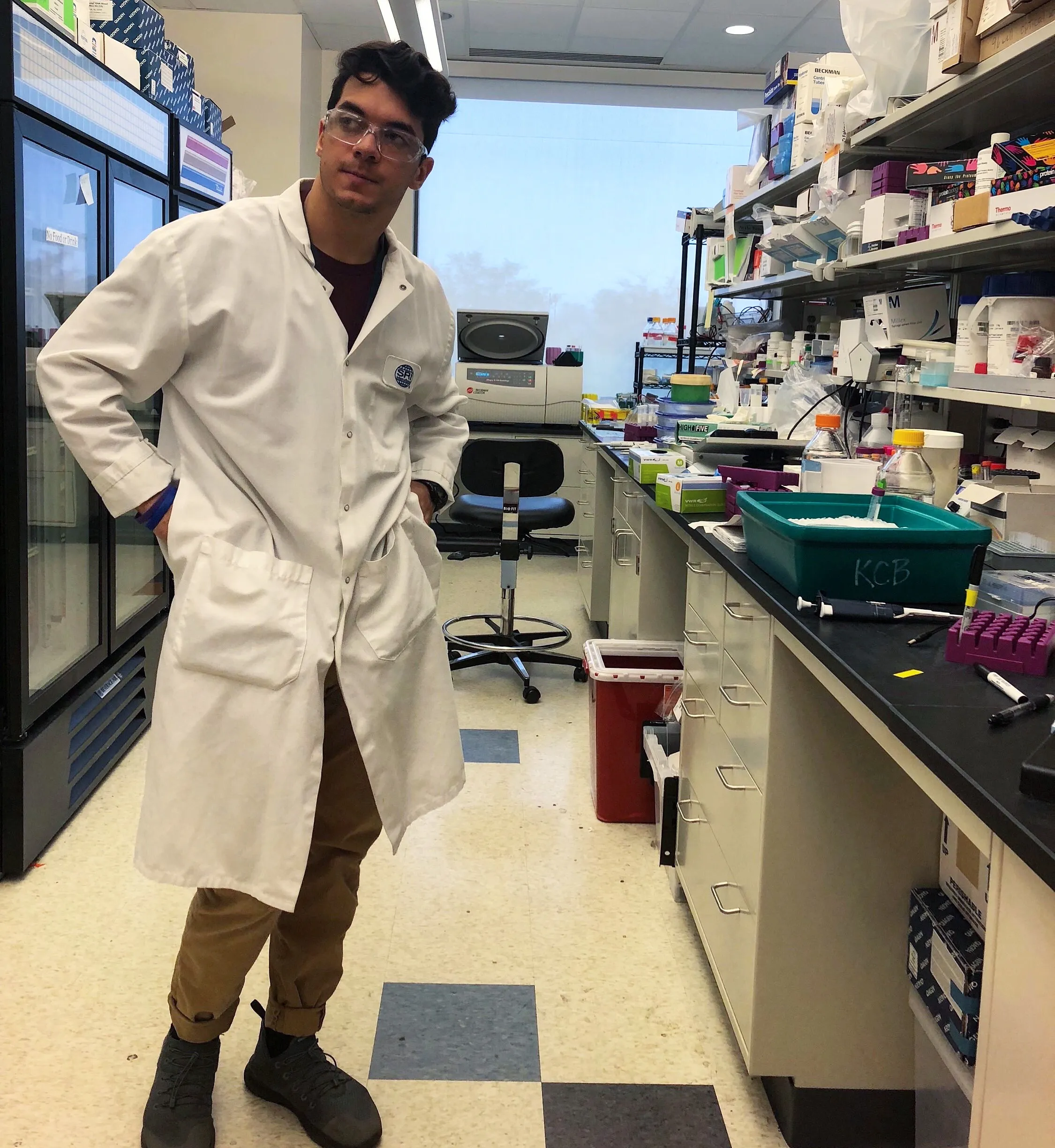 Photo from SRI International laboratory work.
